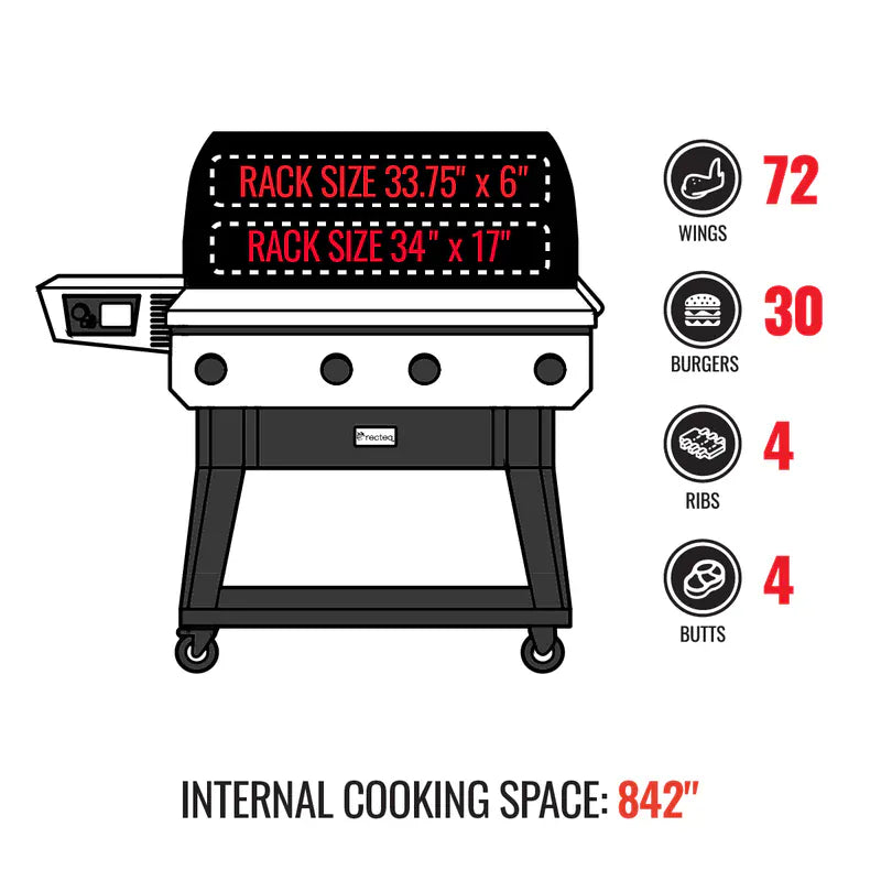 Recteq Outdoor Cooking > Smokers > Pellet Grills Recteq X-Fire pro 825