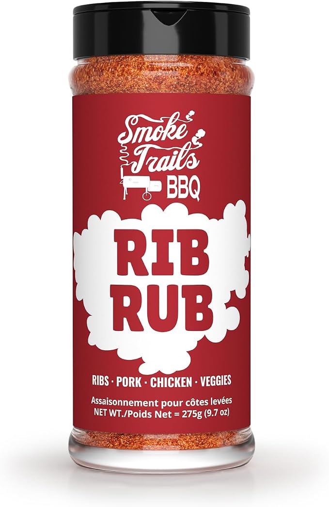 Smoke Trails Barbecue Accessories > Food Prep > Sauces & Spices Smoke Trails Rib Rub - 9.7 oz (Formerly Let's Gow)
