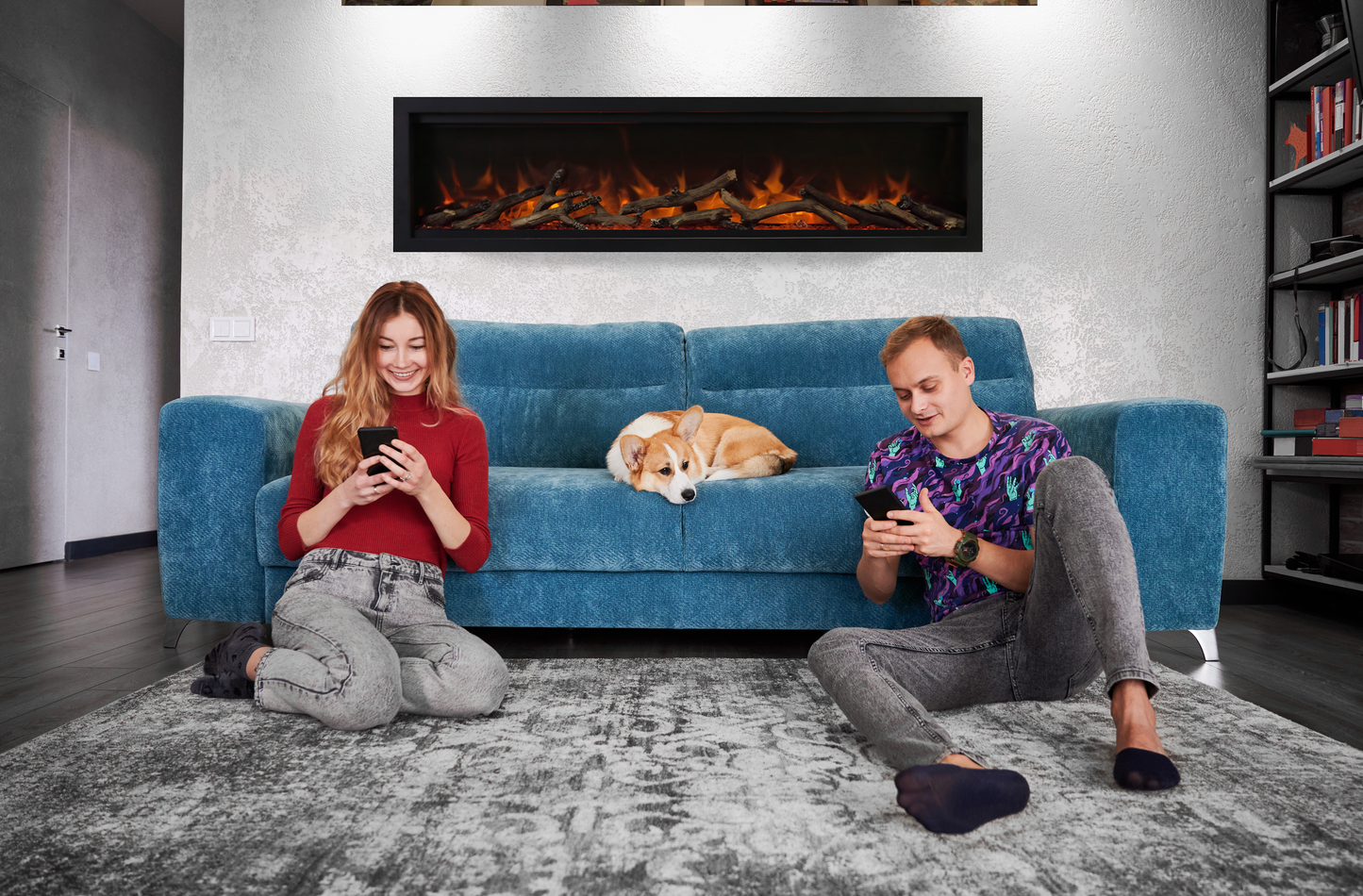 Amantii Symmetry Lumina Electric Fireplace