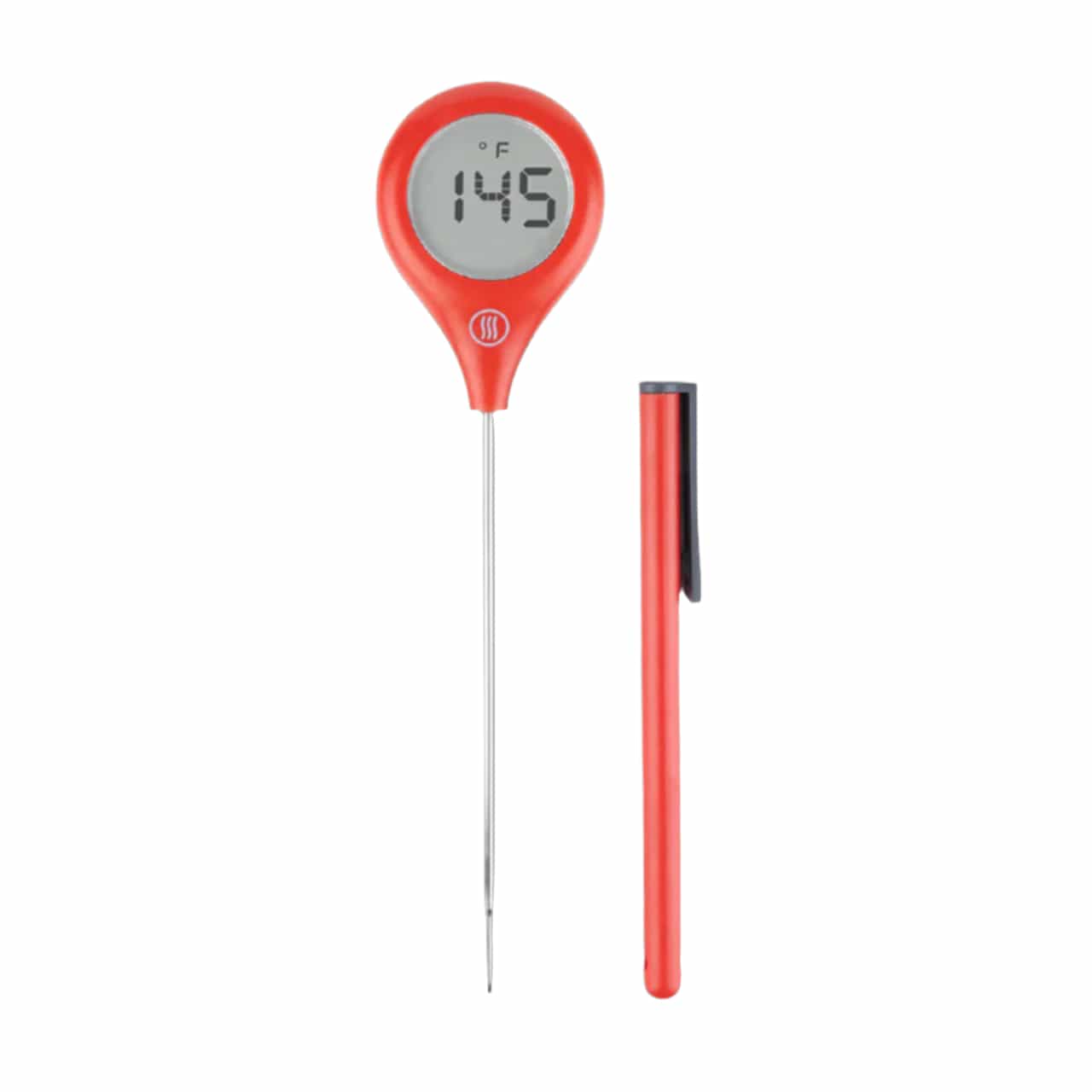 Thermoworks Barbecue Accessories > Thermometers > Digital > Instant Read Red Thermoworks ThermoPop Generation 2 - Digital Thermometer