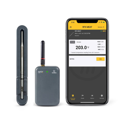Thermoworks Barbecue Accessories > Thermometers > Digital > Instant Read ThermoWorks RFX™ Wireless Probe Starter Kit