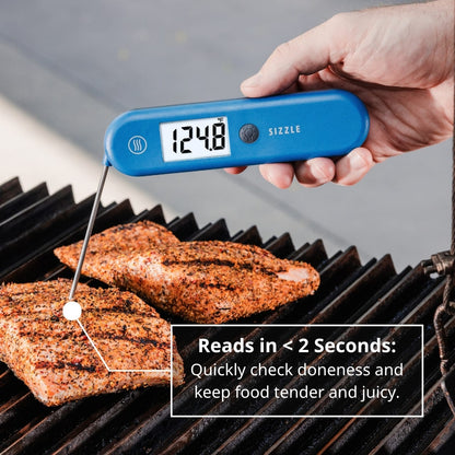 Thermoworks Barbecue Accessories > Thermometers > Digital > Instant Read ThermoWorks Sizzle Digital Thermometer - Red