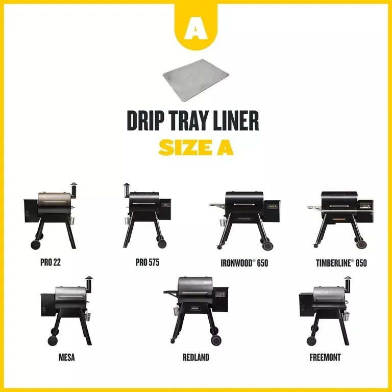 Traeger Barbecue Accessories > Cleanup & Maintenance > Grease Tray & Liners Traeger Drip Tray Liner Size A 5 Pack