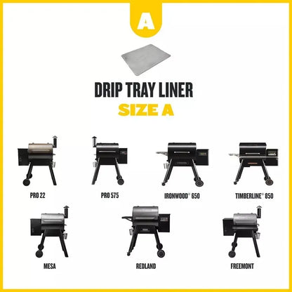 Traeger Barbecue Accessories > Cleanup & Maintenance > Grease Tray & Liners Traeger Drip Tray Liner Size A 5 Pack
