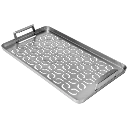 Traeger Barbecue Accessories > Grill Toppers > Pots & Pans Traeger ModiFIRE Fish and Veggie Stainless Steel Grill Tray