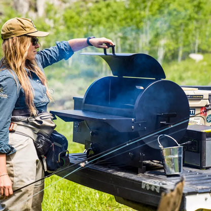 Traeger Outdoor Cooking > Smokers > Pellet Grills Traeger Tailgater Portable Grill
