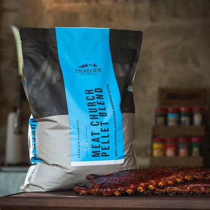 Traeger Wood & Charcoal > Smoke Pellets Traeger Pellets Limited Edition Meat Church Blend - 18lbs