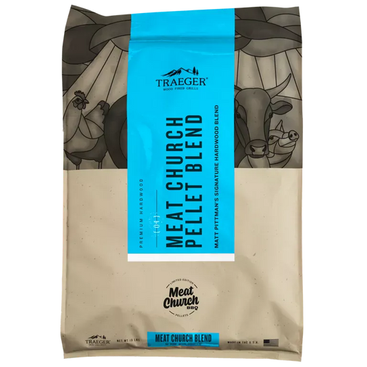 Traeger Wood & Charcoal > Smoke Pellets Traeger Pellets Limited Edition Meat Church Blend - 18lbs