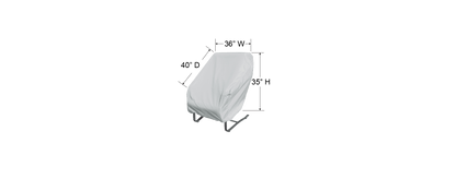 Treasure Garden Outdoor Living > Patio Accessories > Protective Covers Treasure Garden Lounge Chair Cover - Large