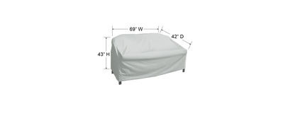 Treasure Garden Outdoor Living > Patio Accessories > Protective Covers Treasure Garden Loveseat Cover - Extra Large
