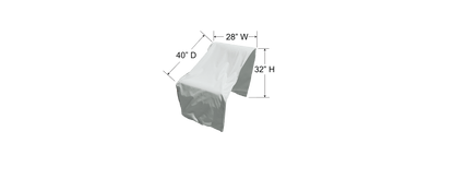 Treasure Garden Outdoor Living > Patio Accessories > Protective Covers Treasure Garden Sectional Cover - Armless Piece