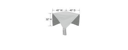 Treasure Garden Outdoor Living > Patio Accessories > Protective Covers Treasure Garden Sectional Cover - Corner Piece