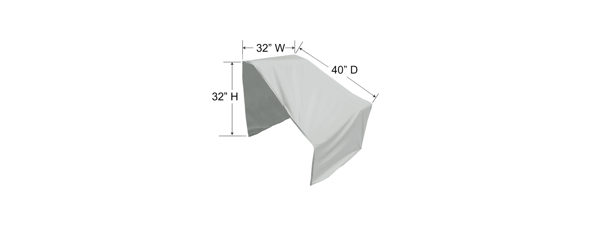 Treasure Garden Outdoor Living > Patio Accessories > Protective Covers Treasure Garden Sectional Cover - Left Arm End Piece