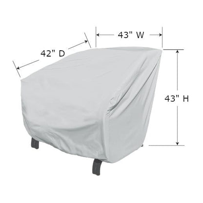 Treasure Garden Outdoor Living > Patio Furniture > Accessories > Covers Treasure Garden Lounge Chair Cover - Extra Large