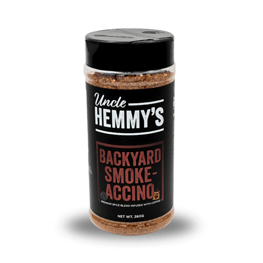 Uncle Hemmy Edibles > Seasoning > Rubs Uncle Hemmy's Backyard Smoke-accino BBQ Rub