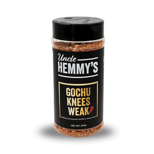Uncle Hemmy Edibles > Seasoning > Rubs Uncle Hemmy's Gochu Knees Weak BBQ Rub