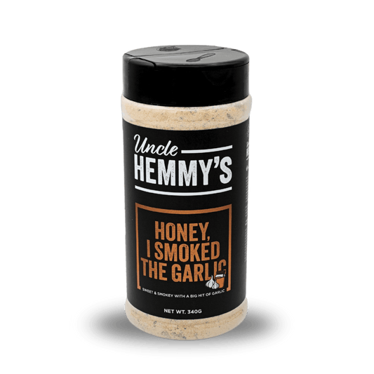 Uncle Hemmy Edibles > Seasoning > Rubs Uncle Hemmy's Honey, I Smoked The Garlic BBQ Rub