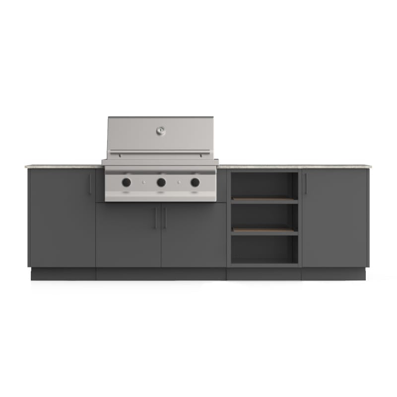 Urban Bonfire Outdoor Cooking > Outdoor Kitchens > Islands Anthracite / Danae / Without Back Panels Urban Bonfire Prairie 36