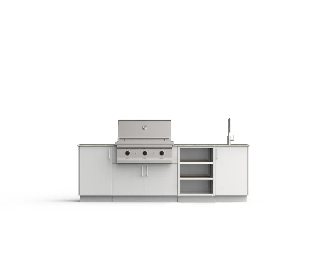 Urban Bonfire Outdoor Cooking > Outdoor Kitchens > Islands Urban Bonfire Mist 36