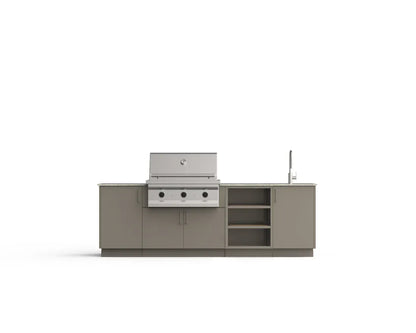 Urban Bonfire Outdoor Cooking > Outdoor Kitchens > Islands Urban Bonfire Mist 36