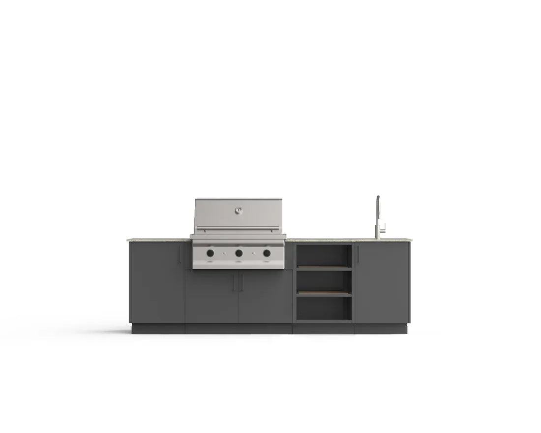 Urban Bonfire Outdoor Cooking > Outdoor Kitchens > Islands Urban Bonfire Mist 36