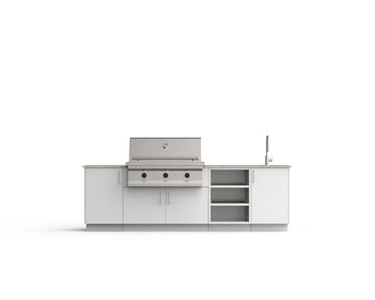 Urban Bonfire Outdoor Cooking > Outdoor Kitchens > Islands Urban Bonfire Mist 42