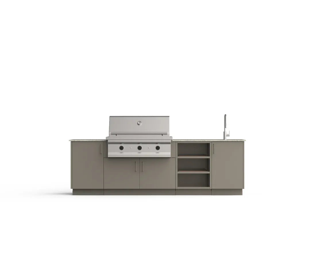 Urban Bonfire Outdoor Cooking > Outdoor Kitchens > Islands Urban Bonfire Mist 42