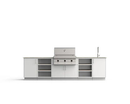 Urban Bonfire Outdoor Cooking > Outdoor Kitchens > Islands Urban Bonfire Stratus 36