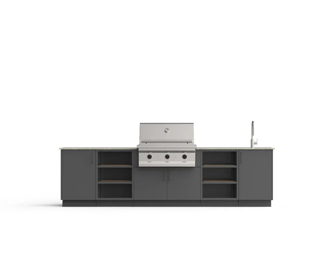Urban Bonfire Outdoor Cooking > Outdoor Kitchens > Islands Urban Bonfire Stratus 36