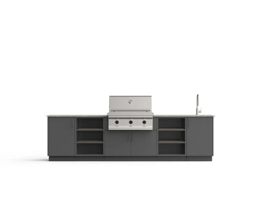 Urban Bonfire Outdoor Cooking > Outdoor Kitchens > Islands Urban Bonfire Stratus 36