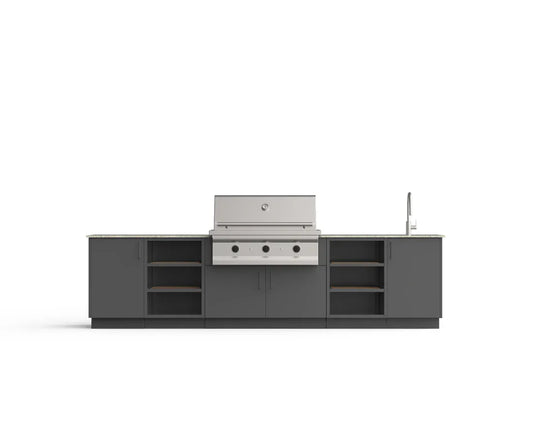 Urban Bonfire Outdoor Cooking > Outdoor Kitchens > Islands Urban Bonfire Stratus 42