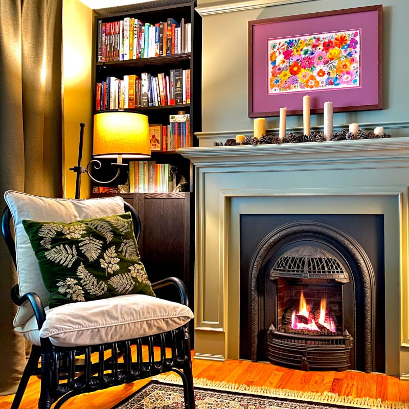 Valor Fireplaces > Gas Fireplaces > Direct Vent > Fireplace Valor Portrait Series - Zero-Clearance Gas Fireplace