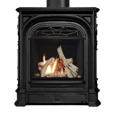 Valor Fireplaces > Gas Fireplaces > Direct Vent > Freestanding Valor Portrait President Freestanding Stove Gas Fireplace