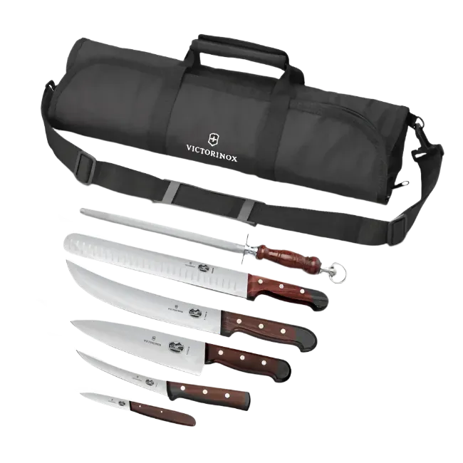 Victorinox Barbecue Accessories > Food Preparation > Knives and Shears Victorinox 7 Piece Barbecue Knife Set