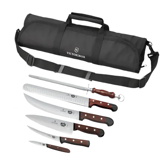 Victorinox Barbecue Accessories > Food Preparation > Knives and Shears Victorinox 7 Piece Barbecue Knife Set