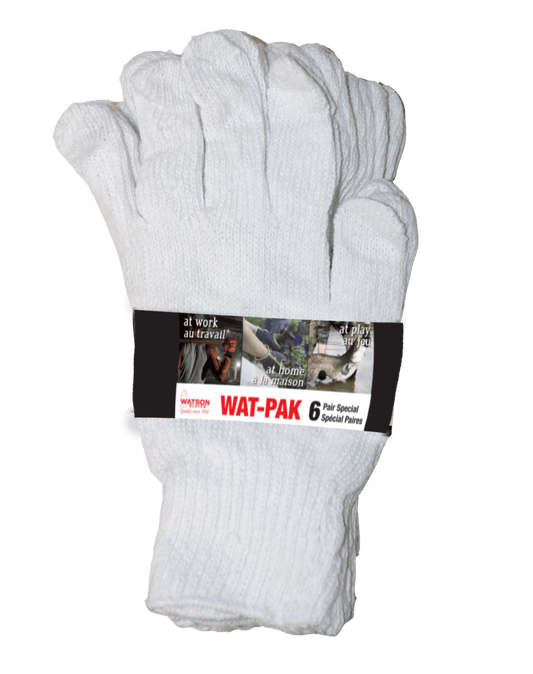 Watson Gloves Barbecue Accessories > Food Preparation > Gloves and Mitts Watson Gloves White Knight Cotton Glove Liners (6 pairs)