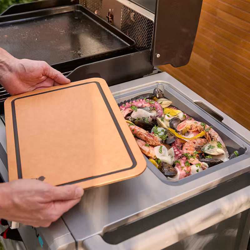 Weber Barbecue Accessories > Grilling Tools > Attachments > Components Weber Works Basin with Cutting Board Lid