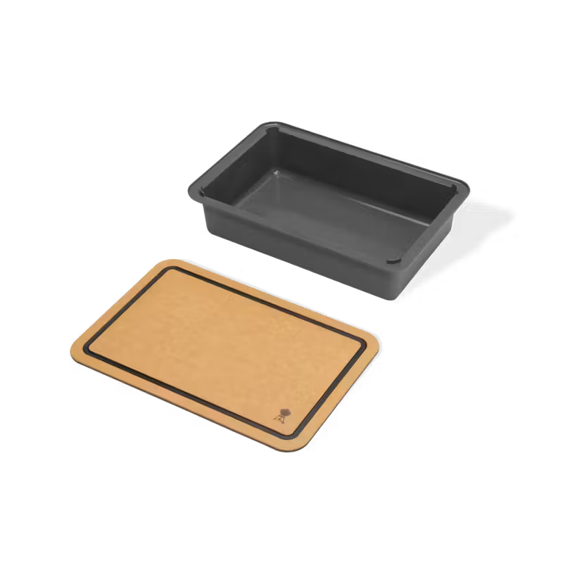 Weber Barbecue Accessories > Grilling Tools > Attachments > Components Weber Works Basin with Cutting Board Lid