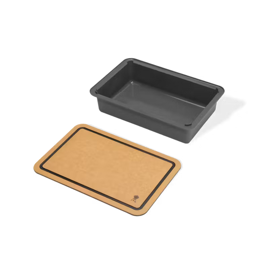Weber Barbecue Accessories > Grilling Tools > Attachments > Components Weber Works Basin with Cutting Board Lid
