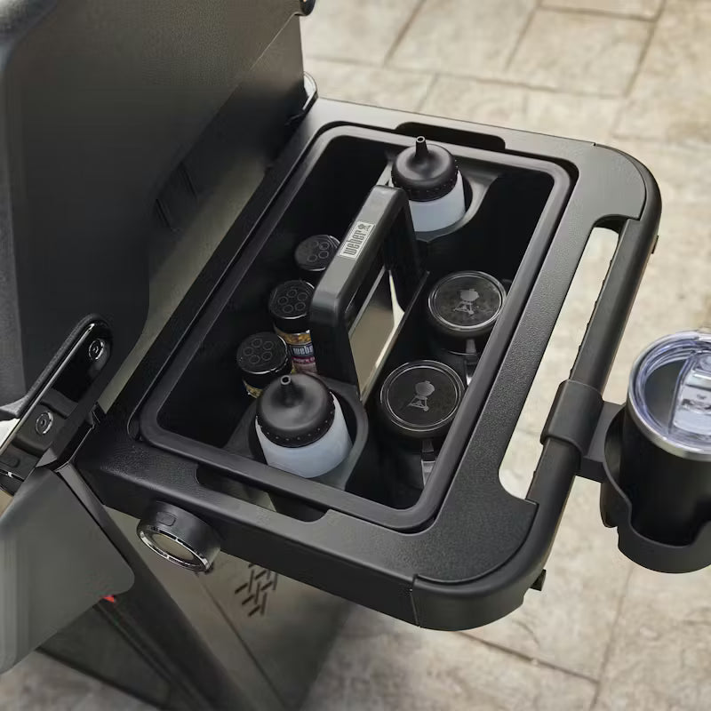 Weber Barbecue Accessories > Grilling Tools > Attachments > Components Weber Works Drop-in Caddy with Tray Lid