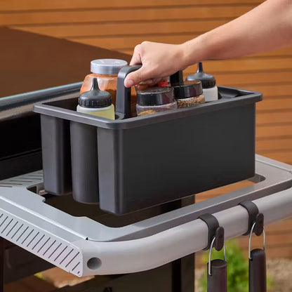 Weber Barbecue Accessories > Grilling Tools > Attachments > Components Weber Works Drop-in Caddy with Tray Lid