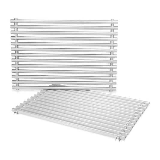 Weber Cooking Grates - Stainless Steel Weber 65619 Stainless Steel 12" Cooking Grates for Summit and Genesis (Set of 2)