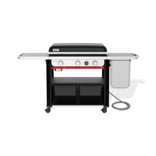 Weber Outdoor Cooking > Gas Grills > Griddle Weber Slate 30" Rust-Resistant Griddle with Extendable Side Table
