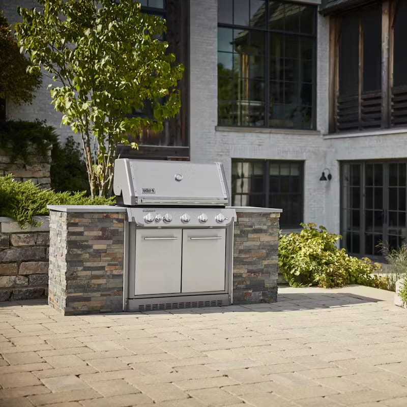Weber Outdoor Cooking > Outdoor Kitchens > Islands Weber Summit SB38 S Built-In Gas Grill