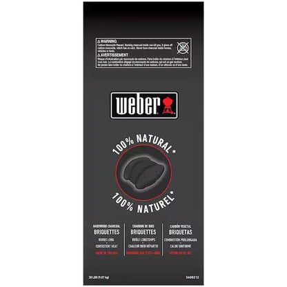 Weber Wood & Charcoal > Charcoal > Briquettes Weber Charcoal Briquettes - 20 lb