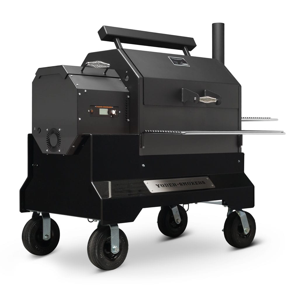 Yoder Outdoor Cooking > Smokers > Pellet Grills Black Yoder Smokers YS640S Competition Pellet Grill and Cart