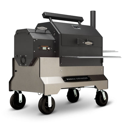 Yoder Outdoor Cooking > Smokers > Pellet Grills Silver Yoder Smokers YS640S Competition Pellet Grill and Cart