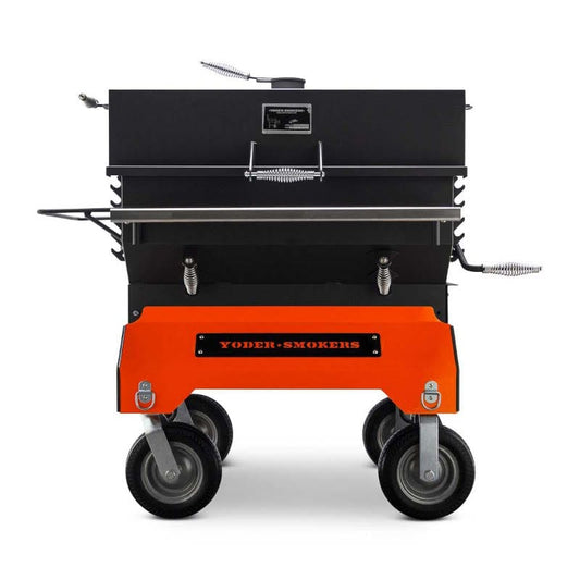 Yoder Outdoor Cooking > Smokers Yoder Smokers Flat Top 24" x 36" Competition Cart Charcoal Grill