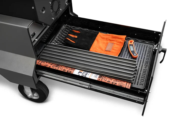 Yoder Smokers YS640S Competition Pellet Grill and Cart with Storage Drawer