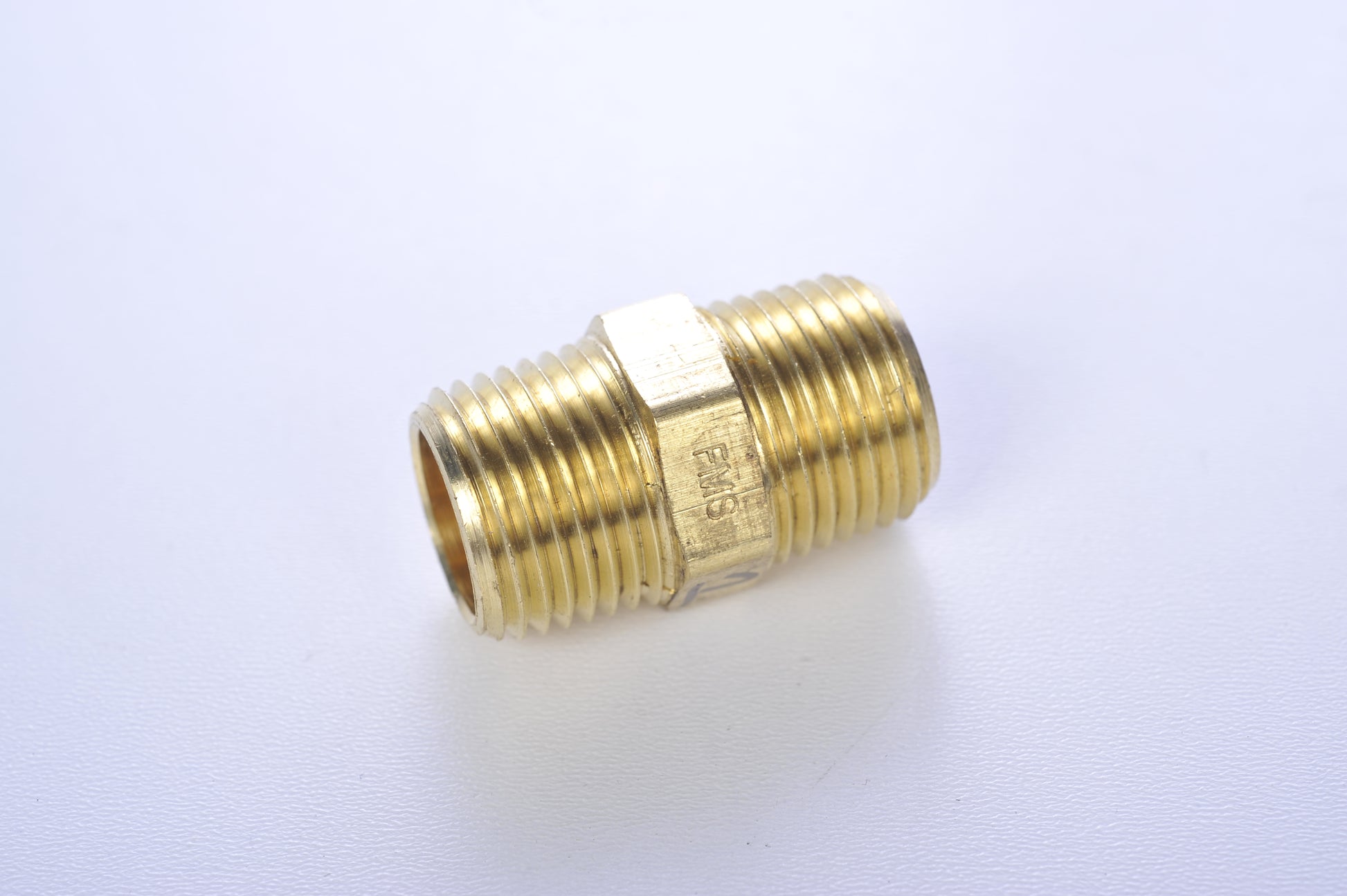 Brass Fitting - HMPHMP 1/2 Male to 1/2 Male Pipe